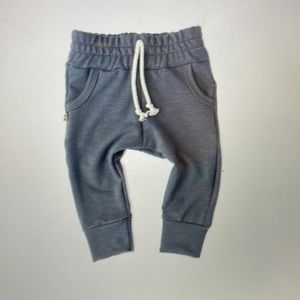 Childhoods clothing kids unisex ‘slub jogger’ in ‘slate’ dusty blue size 3t